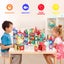 Kids 170Pcs Magnetic Tiles Blocks Dinosaur STEM Building Toy Children Gift Play Carousel 4