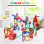 Kids 170Pcs Magnetic Tiles Blocks Dinosaur STEM Building Toy Children Gift Play Carousel 8