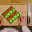 Food Prep Grid Tray for Cherry Tomatoes and Grapes, 16-Compartment Fruit Sl Carousel 5