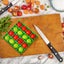 Food Prep Grid Tray for Cherry Tomatoes and Grapes, 16-Compartment Fruit Sl Carousel 6