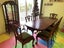 Dining table set with extendable centre 8 chairs Carousel 8