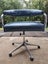 Retro chrome and vinyl swivel chair Carousel 1