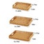 Serving Tray with Handles Rattan Serving Tray Rectangular Woven Tray Decora Carousel 3