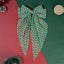 3PCS Christmas Hair Bows for Women Girls, Red Green Tassel Hair Ribbon Bowk Carousel 2