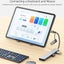 USB C Hub Pro 8 in 1 Multiport Adapter, 3 USB 2.0 Ports, 1 USB 3.0 Port, SD Carousel 4