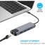 5-in-1 Type-C Multi-Port Hub: USB-C to HDMI 4K, Gigabit Ethernet LAN RJ-45 Carousel 4