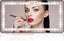 Makeup Mirror with 3 Color Led Light, Rechargeable Car Mirror with Dimmable Carousel 1