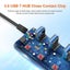 PC Multiport Adapter with 7 USB Ports, High-Speed ??3.0 USB Hub for Laptop/ Carousel 5