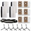 Replacement for iHome for Nova S1 Pro iHRVS1PRO-3BLK Main Brush Side Brush Carousel 9