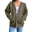 Trendy Queen Womens Zip Up Hoodies Oversized Sweatshirts Fall Fashion Outfi Carousel 2