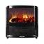 Heller 2000W LED Electric Indoor Fireplace Heater w Fire Flame Effect & Timer Carousel 1
