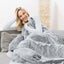 Beurer HD75G-NORDIC Cosy Electric Heated Heating Cuddly Throw Fleece Blanket GRY Carousel 9