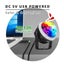 Sansai Mini 10cm RGB Rotating LED Party Light w Remote Indoor USB Powered 5V Carousel 2