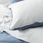 Renee Taylor Essentials 65cm European Pillowcase VT Stone Washed Reversible Blue Carousel 3