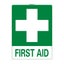 First Aid 450x600mm Large Safety Sign Polypropylene Wall Door Mountable Carousel 1