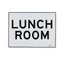 Lunch Room 200x300mm Medium Safety Sign Polypropylene Wall Door Mountable Carousel 1