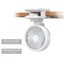 Sansai Portable USB Rechargeable Clip On Desktop Travel Desk Table Fan White Carousel 3