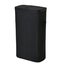 Sherwood Voyager Slim Laundry Hamper 40L Faux Linen 22x39x67cm Black Carousel 4
