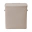 Sherwood Voyager 3-Section Laundry Hamper 120L Faux Linen 64x40x67cm Natural Carousel 10