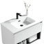 Fremont Wall Vanity with Arc Top 800mm - White Glossy Carousel 3