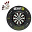 Pro Star Genuine Bristle Dart Board + Winmau MVG Retro Surround + Darts Carousel 1