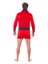 Lifeguard Costume Mens Red Jacket and Shorts Carousel 3