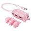 Cute USB 2.0 Hub Mummy Pig USB Hub With 3 Pig Decorative Covers Great Pig L Carousel 7