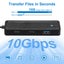 USB C Hub 6 in 1 Adapter with 2 USB 3.2 & 2 USB-C SD/TF Card Reader for Lap Carousel 5