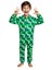 Minecraft Diamond Armor Kids Cosplay Costume – Green Creeper Style Jumpsuit Carousel 1