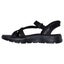 Womens Skechers Slip-Ins: GO Walk Flex - Illuminate Black/Black Sandals Carousel 3