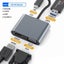 4 in 1 USB C HUB Docking Station 4K@60Hz HDMI Compatible Adapter Type C to Carousel 7