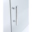Della Francesca 40Mm Contemporary Corner Sliding Chrome Shower Screen 86X92cm Carousel 4