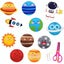 Kids Space Sewing Kit Solar System DIY Activities Kids Felt Craft Supplies Carousel 1