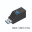 USB 3.0 2.0 Hub Splitter 3 Port Adapter Mini Extender Box for PC Laptop Mac Carousel 1