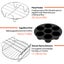 10 Pcs Air Fryer Accessories Set,Reusable Silicone Air Fryer Accessories wi Carousel 4