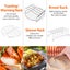 10 Pcs Air Fryer Accessories Set,Reusable Silicone Air Fryer Accessories wi Carousel 8