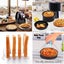 10 Pcs Air Fryer Accessories Set,Reusable Silicone Air Fryer Accessories wi Carousel 9