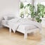Artiss Bed Frame Single Size Wooden White Jade Carousel 7