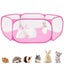 Foldable Breathable Small Animals Tent ,Transparent Pet Exercise Fence Rabb Carousel 1