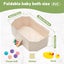 PVC Foldable Baby Bath for Kid Pet Space Saving Toddler Infant Bathtub Stur Carousel 2