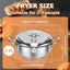 Deep Fryer Pot, 2.2L Stainless Steel Deep Frying Pot with with Strainer Bas Carousel 3