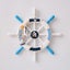 Elosung Nautical Rudder Wall Decor 34Cm Coastal Home Accent (Seabird Rudder) Carousel 1