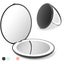 Travel Mirror with Light, 1X/10X Magnification Compact Mirror, Rechargeable Carousel 1