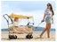 Mighty Carts Safari Beach Cart with Awning Carousel 4