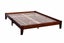 Hartland Solid Wood Bed Base King Single Walnut Carousel 1