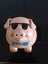 MONEY BOX - MR PIG WITH GLASSES - CERAMIC - $19.00. Carousel 1