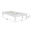 Bed Frame SINGLE Carousel 14