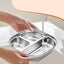 KidsDivided Plate ! 304 Stainless SteelKidsPlate, Compartmentalized Dinner Carousel 3