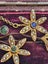 $1 Victorian 9ct Sapphire & Emerald Seed Pearl Brooch 4.30gm Carousel 6