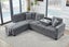 NEBULA Pro Sectional Sofa w/ Ottoman & USB Port (Misty Grey) Chaise Facing Right Carousel 6
